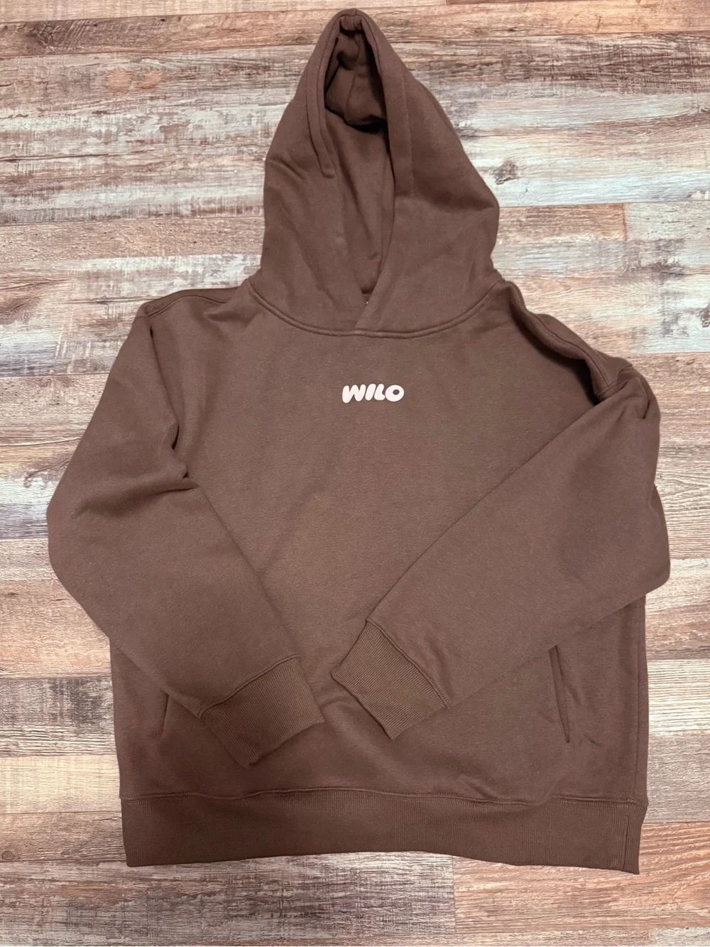 WILO The Label Wellness Club Active Set S Brown Hoodie Legging Lounge Travel NWT